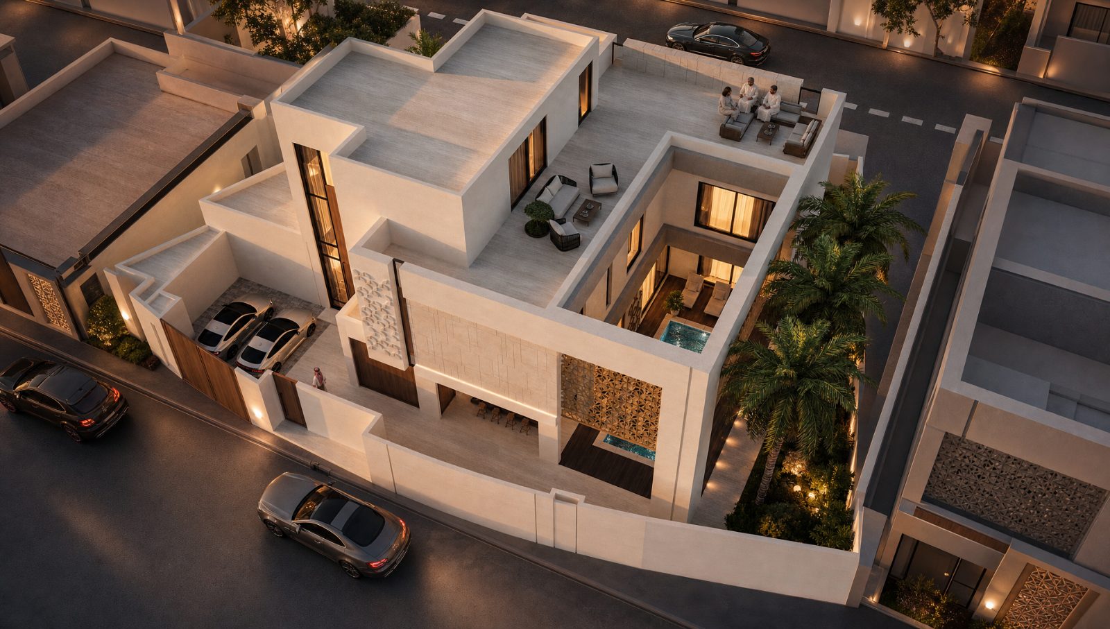 تصميم يعانق الطراز السعودي الأصيل — تصميم فيلا مخطط أجيال